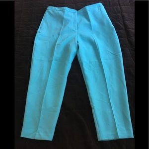 ASOS Curve work pants electric blue NWT